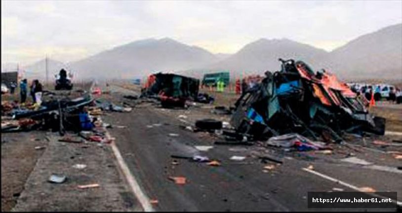 Katliam gibi kaza: 36 ölü, 6 yaralı