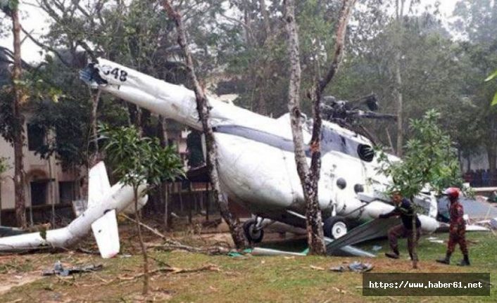 Kuveyt Genel Kurmay Başkanını taşıyan helikopter düştü
