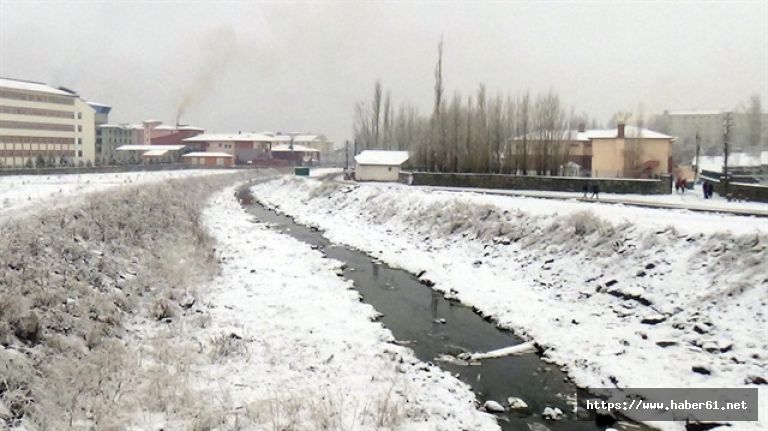 Ağrı beyaza büründü