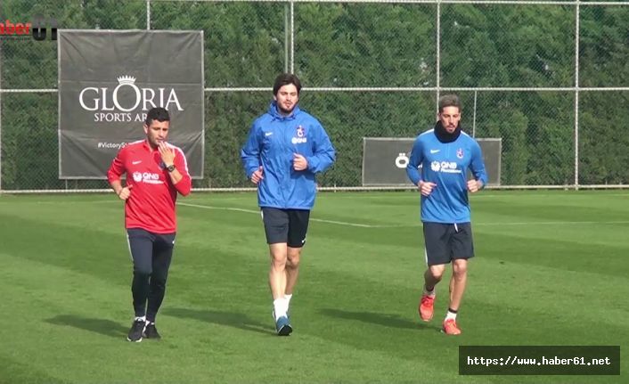 Trabzonspor’da 4 kişilik antrenman