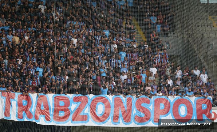 Taraftar Trabzonspor’u yalnız bırakmadı