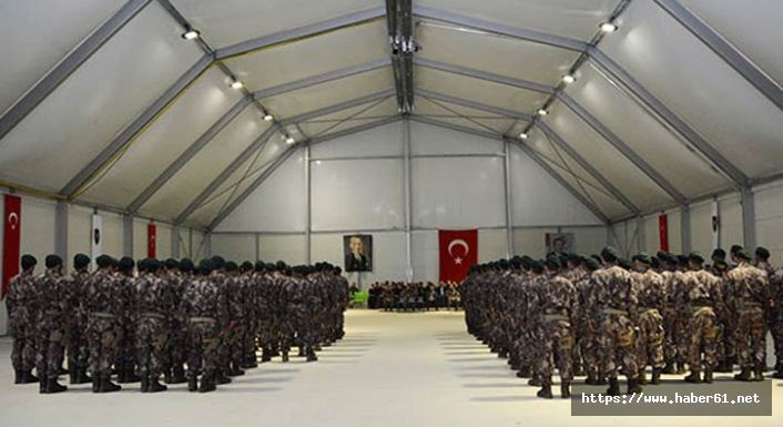 Özel harekat polislerinin mezuniyet heyecanı