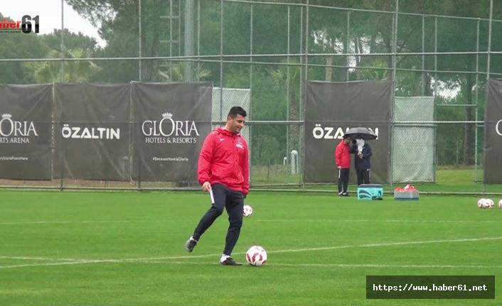 Trabzonspor Antrenmanında Haber61 ekibine taciz ateşi