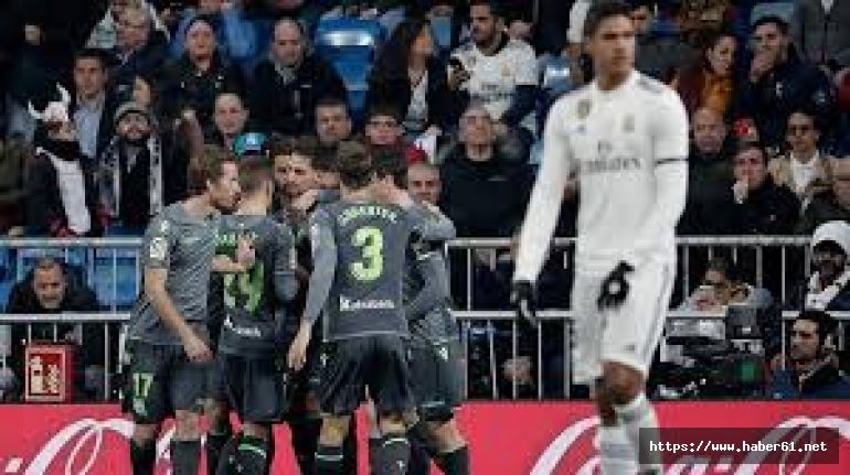 Real Madrid sahasında yenildi