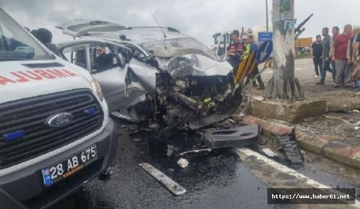 Giresun'da acı kaza: O isim hayatını kaybetti