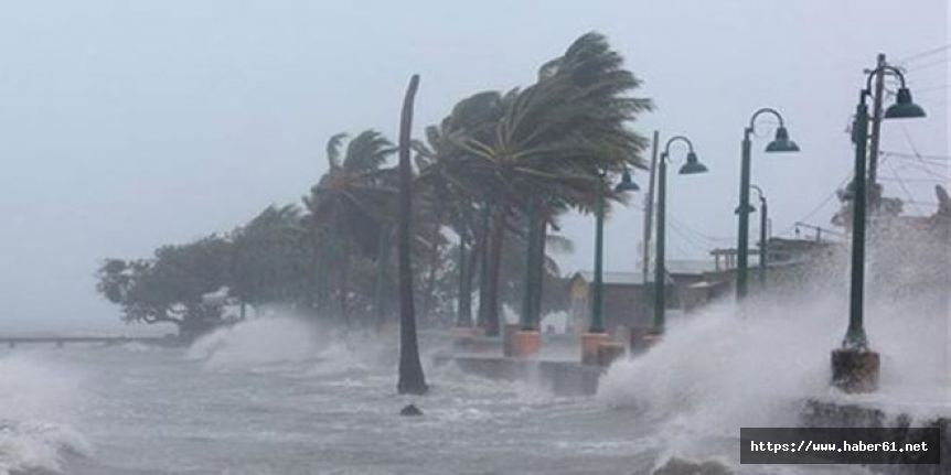 Trabzon'da kuvvetli rüzgar uyarısı