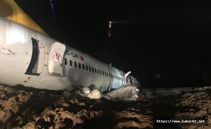 Trabzon'da uçağın pistten çıktığı kaza cep telefonu yüzünden olabilir