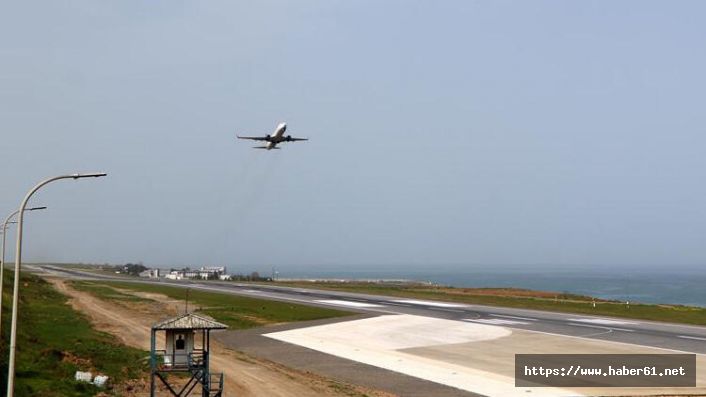 Trabzon Havalimanı uçuşlara açıldı