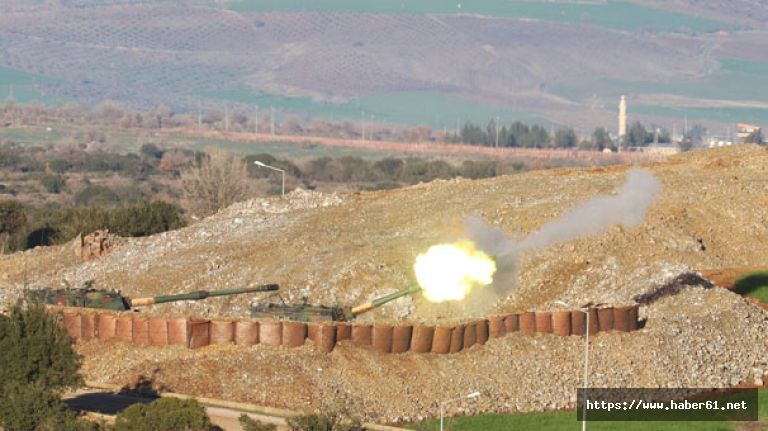 Hatay'dan Afrin'e 40 top atışı yapıldı