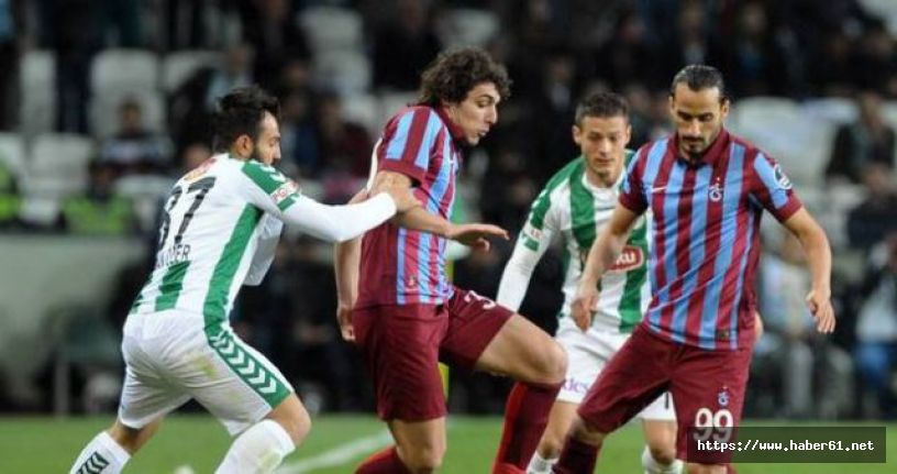 Trabzonspor ikinci yarıya Konya'da merhaba diyor