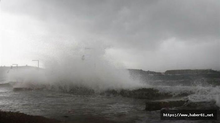 Ege ve Akdeniz'de fırtına uyarısı