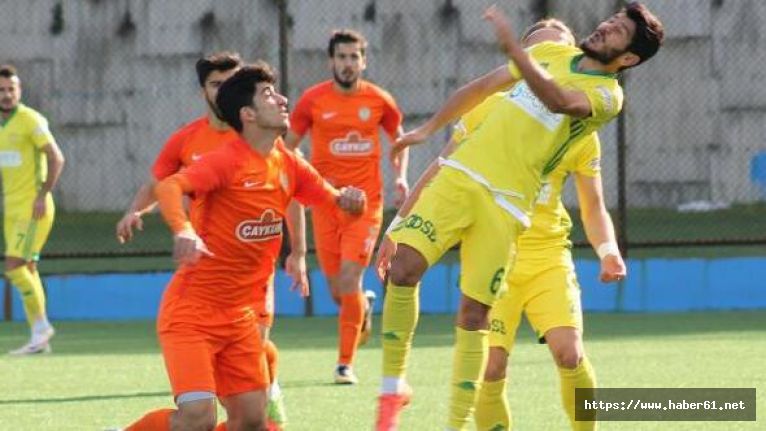 Düzyurtspor Osmaniyespor'la berabere kaldı