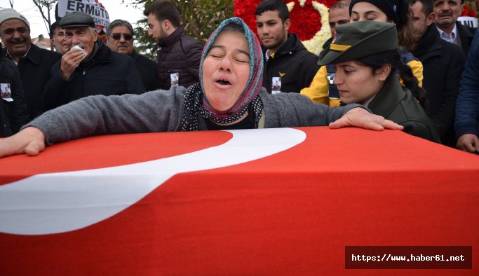 Şehit annesinin feryadı yürek dağladı: Seni garibanlık içinde büyüttüm oğlum