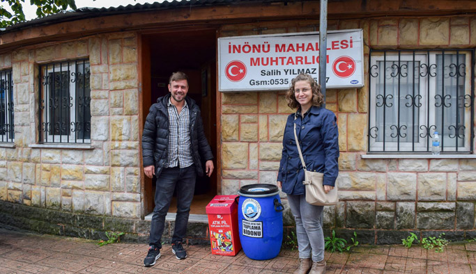 Trabzon'da yarışma: Atık yağları topla ödülü kap