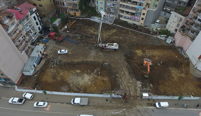 Trabzon'da yeni proje için çalışmalar başladı