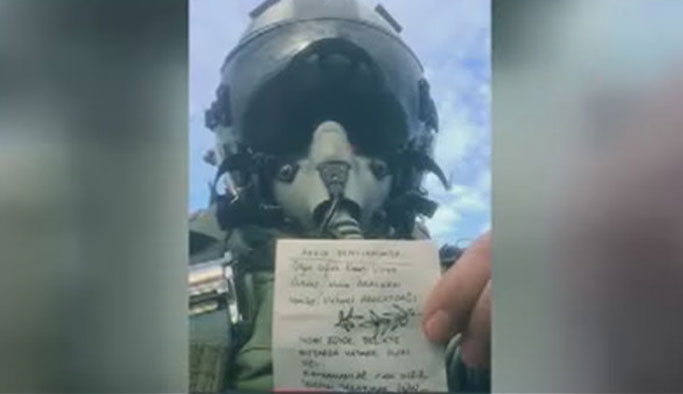 Afrin Harekâtına Katılan Pilotun Paylaşımı Şehitlere Adandı