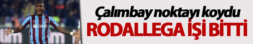 Rodallega ayrılacak mı? Çalımbay açıkladı