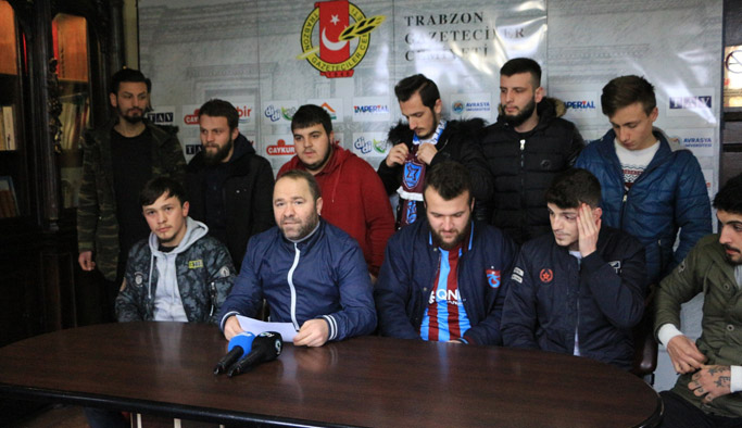 Trabzonspor taraftarları olay istemiyor