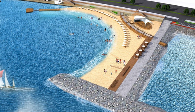 Trabzon'un ilçesine plaj müjdesi