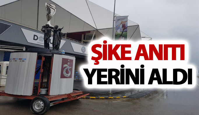 Trabzon'da şike anıtı yerini aldı