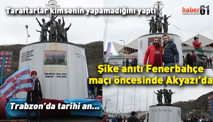 Trabzon'da Şike Anıtı tanıtıldı