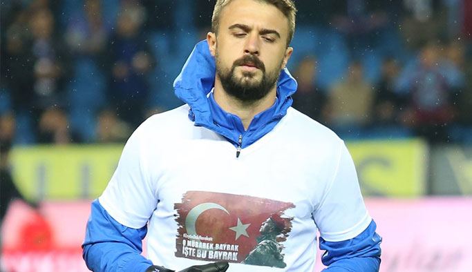 Trabzonspor ısınmaya bu tişörtle çıktı