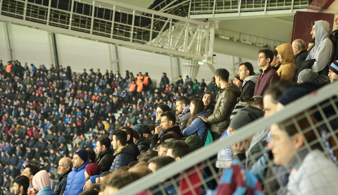 Medicalpark stadında dikkat çeken görüntü