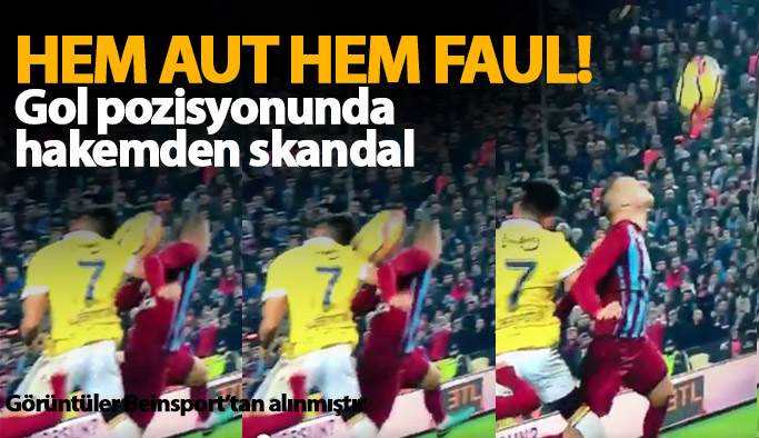 Gol pozisyonu öncesinde skandal karar