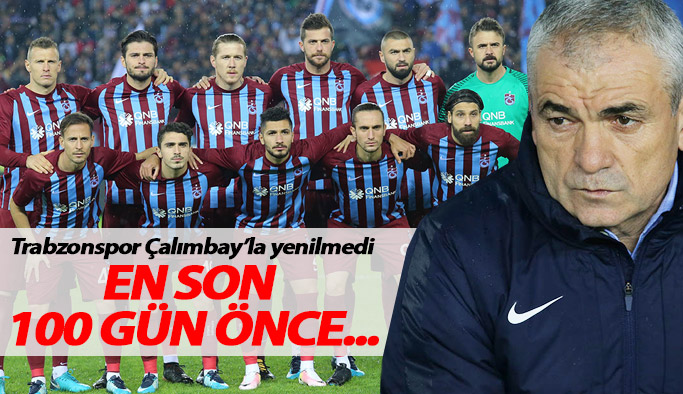 Trabzonspor Çalımbay'la yenilgi yaşamadı