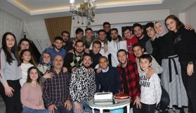 Yusuf doğum gününü böyle kutladı