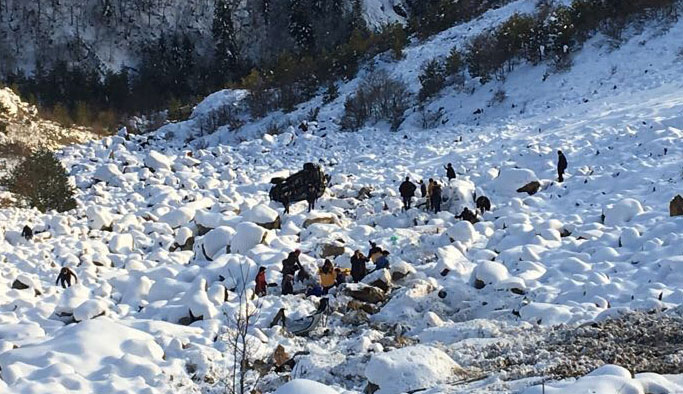 Trabzon'a gelen kamyonet uçuruma yuvarlandı