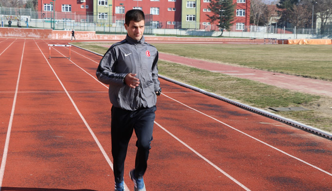 Trabzon'da Özel sporcunun azmi