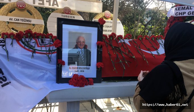 Eski İstanbul Barosu Başkanı Kazım Kolcuoğlu'na veda