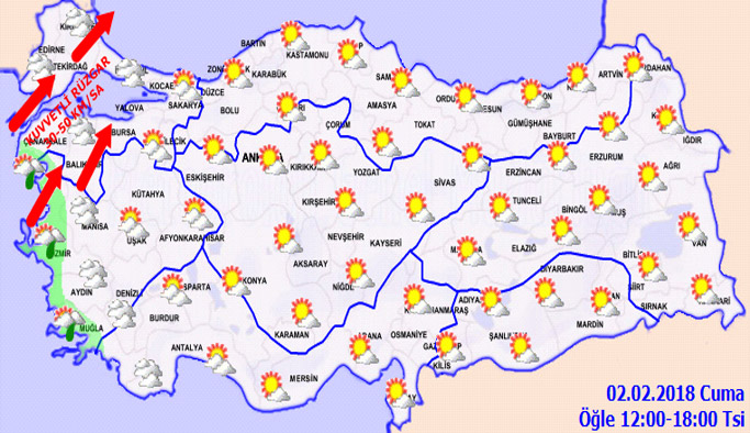 Trabzon'da hava nasıl olacak? 02.02.2018