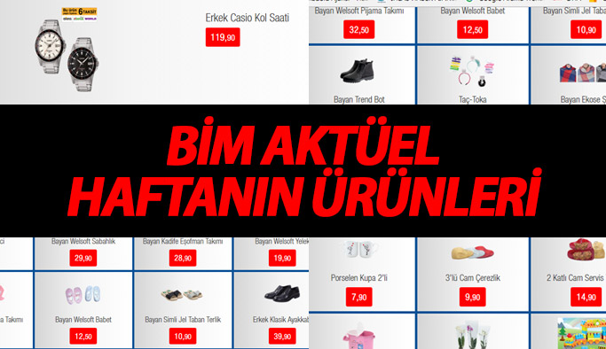 Bim aktüel ürünlerinde bu hafta - 9 Şubat Cuma Bim kataloğu