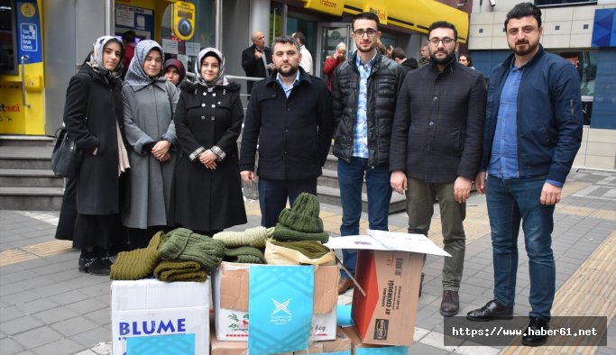 Trabzon TÜGVA'dan Afrin'deki Mehmetçik'e destek