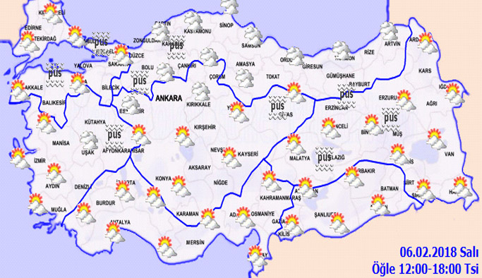 Trabzon'da hava nasıl olacak? 06.02.2018