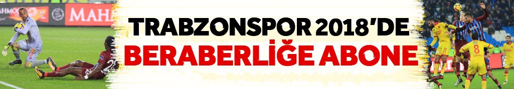 Trabzonspor galibiyete hasret kaldı