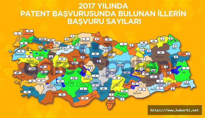 Trabzon 2017'de patent başvurusunda bölge birincisi