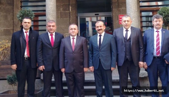 Trabzon Şoförler Odası Başkanı Usta'dan kaymakam Hatipoğlu'na ziyaret