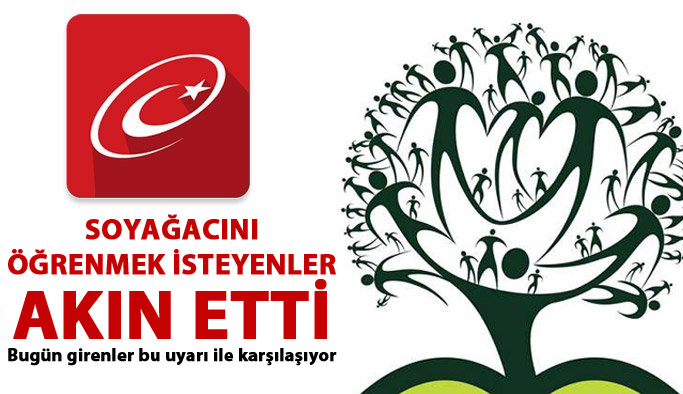 e-Devlet soyağacı sorgulama hizmeti askıya alındı