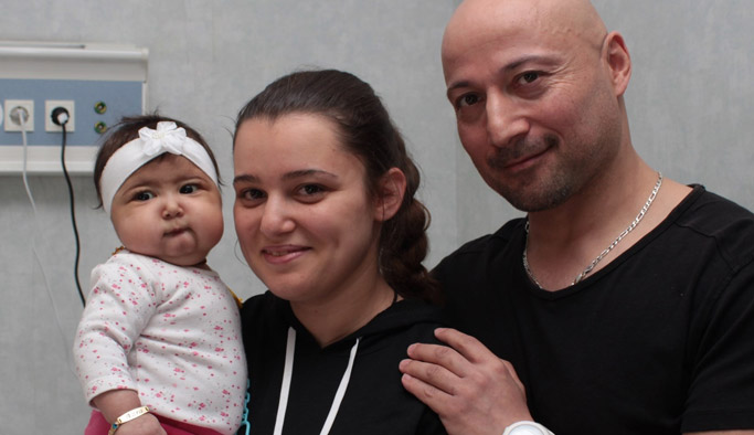 Minik Azra'nın hastalığı Trabzon'da bulundu, ailesi şok oldu