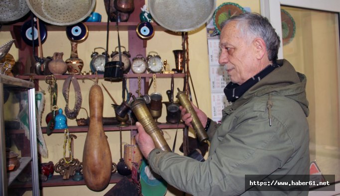 Antika dükkanında tarihe yolculuk - Giresun haberleri