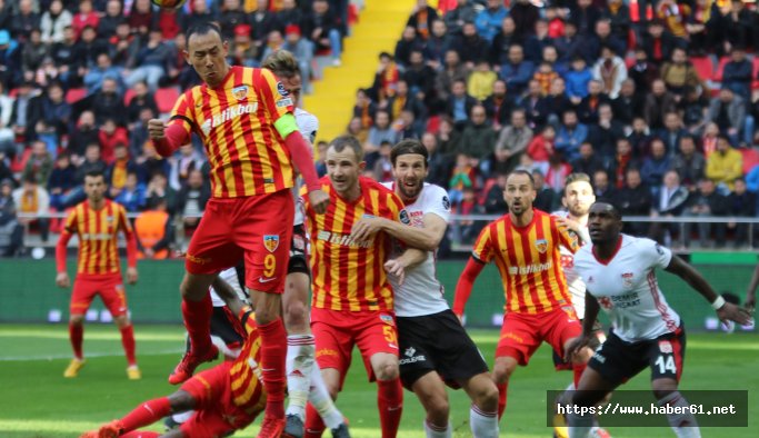 Kayserispor ile Sivasspor puanları paylaştı