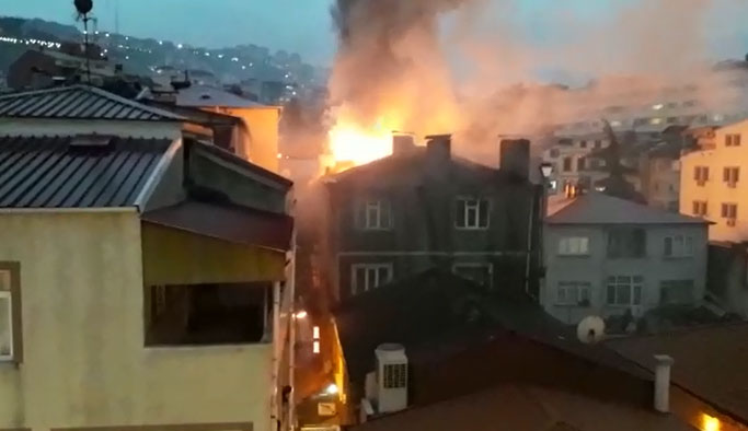 Trabzon'da korku dolu anlar: Alevler küle çevirdi