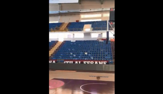 Trabzonsporlu oyuncudan akıllara zarar basket