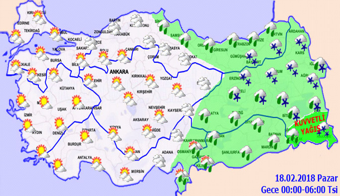 Trabzon'da hava nasıl olacak? 17.02.2018