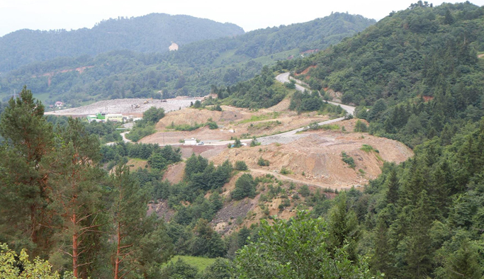 Çamburnu'nda 10 yılda 2 milyon 170 bin 210 ton katık atık depolandı