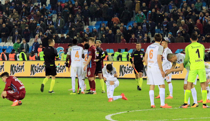 Ve Trabzonspor'un yenilmezlik serisi bitti!