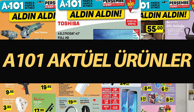 A101 aktüel ürünleri - 22 Şubat Perşembe A101 broşürleri